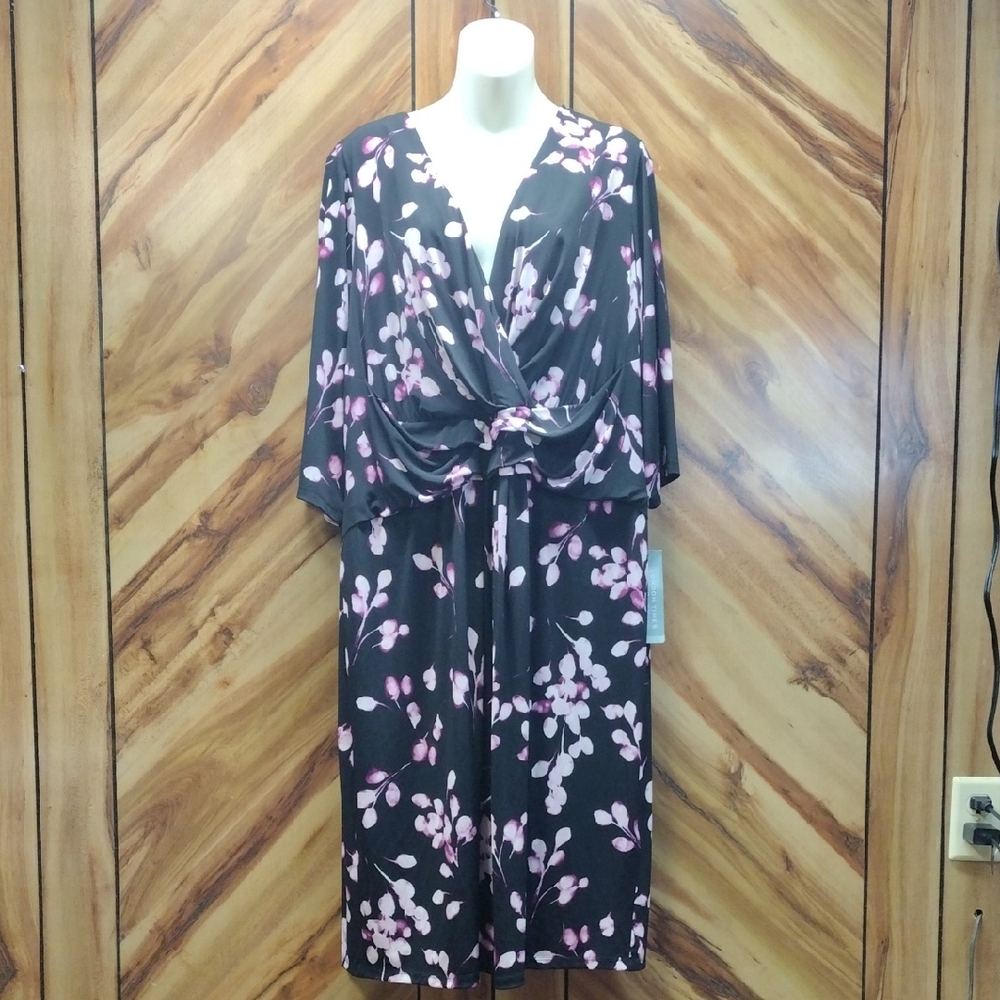 NWT London Times Floral Dress, Women's Size 2X